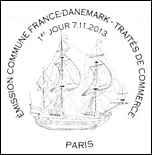 Fransk FDC-stempel